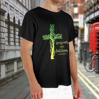 Worry ends 2nd Corinthians